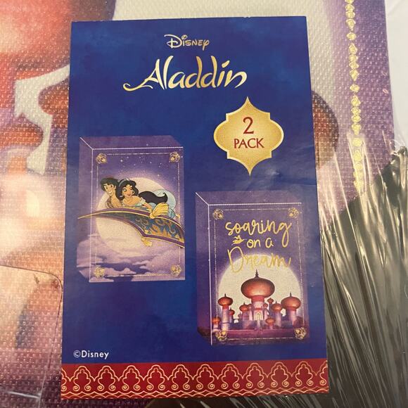 NWT Hot Topic Disney Aladdin Canvas Artwork - Picture 3 of 5